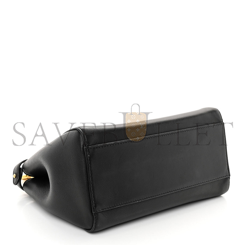 F**di ff nappa mini peekaboo iconic satchel black (23*18*11cm)
